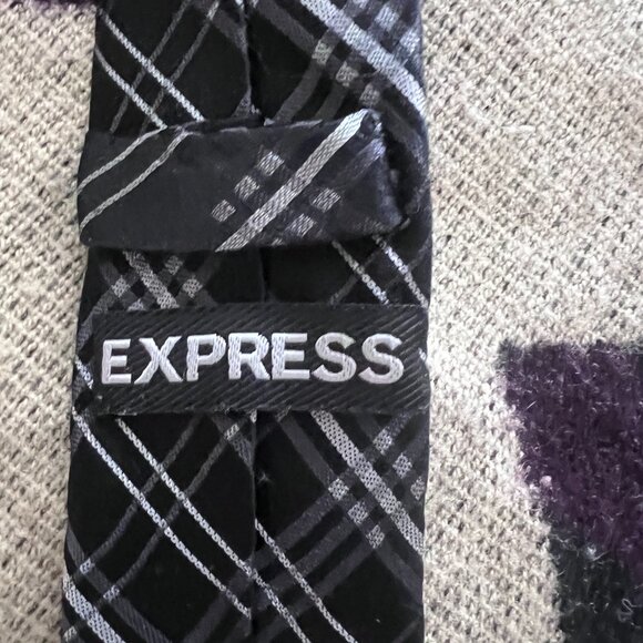 Express Silk Skinny Tie - Picture 3 of 3